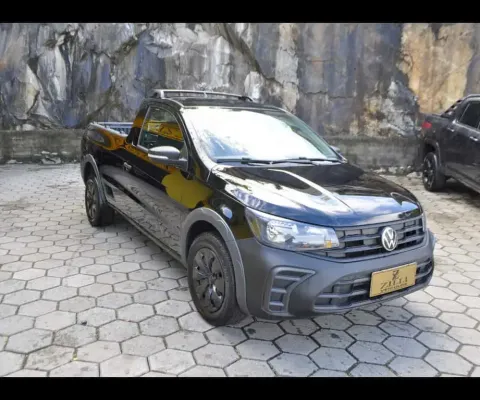 Volkswagen Saveiro ROBUST 1.6 CS - Preta - 2024/2024