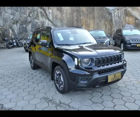 Jeep Renegade SPORT ALTITUDE 1.3 TURBO AT  - Preta - 2024/2025