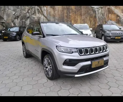 Jeep Compass LIMITED T270 1.3 TURBO AT - Prata - 2021/2022