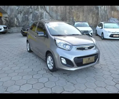 Kia Picanto EX 1.0 AT - Cinza - 2012/2013