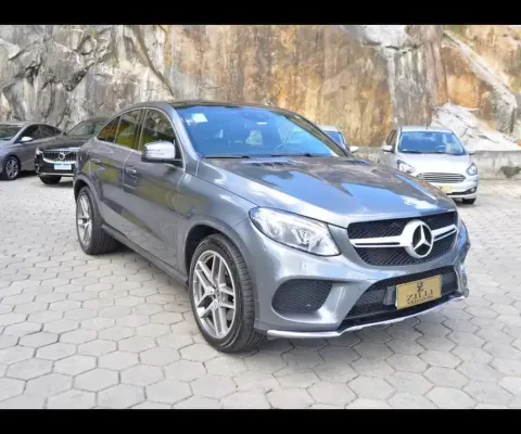Mercedes-Benz GLE-400 COUPÉ NIGHT 3.0 V6 AT  - Cinza - 2017/2017