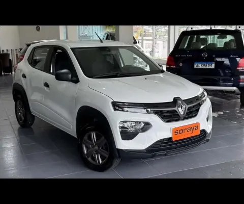 Renault Kwid Zen 1.0 Flex 12V 5p Mec.  - Branca - 2022/2023