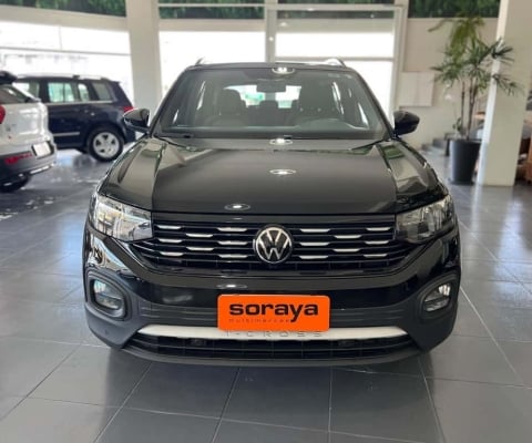 Volkswagen T-Cross Comfor. 200 TSI 1.0 Flex 5p Aut.  - Preta - 2022/2023