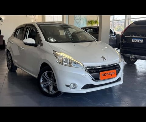 Peugeot 208 Griffe 1.6 Flex 16V 5p Mec.  - Branca - 2014/2015