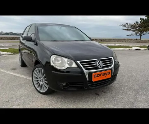 Volkswagen Polo 1.6 E-Flex 8V 5p  - Preta - 2009/2010