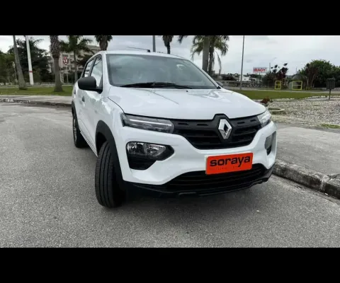 Renault Kwid Zen 1.0 Flex 12V 5p Mec.  - Branca - 2022/2023