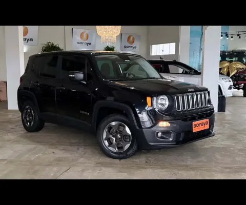 Jeep Renegade Sport 1.8 4x2 Flex 16V Mec.  - Preta - 2016/2016