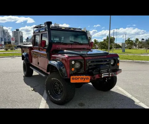 Land Rover Defender 130 TDI CD Diesel  - Vermelha - 2004/2004