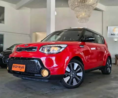 Kia Soul 1.6/ 1.6 16V FLEX Aut.  - Vermelha - 2015/2016