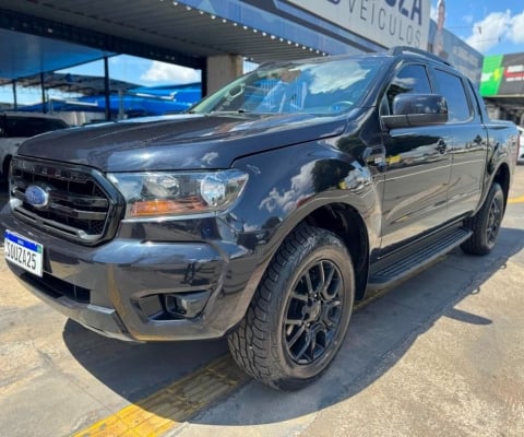 FORD RANGER XLS BLACK  2.2 DIESEL  4X2 AUTOMATICA  2021/2022 COMPLETA 4 PNEUS NOVOS