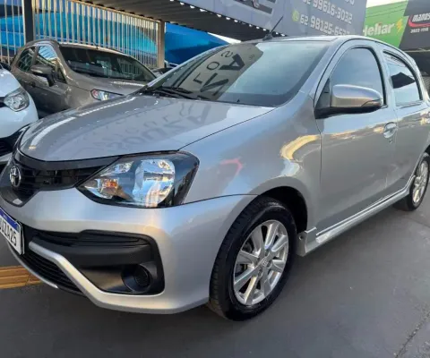 TOYOTA ETIOS HATCH  XS PLUS  1.5 FLEX AUTOMATICO  2019/2020 COMPLETO REVISADO NOVISSIMO 