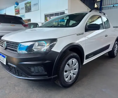 Vw saveiro robust cd 1.6  flex 2018/2018  completa revisada  pneus novos revisada