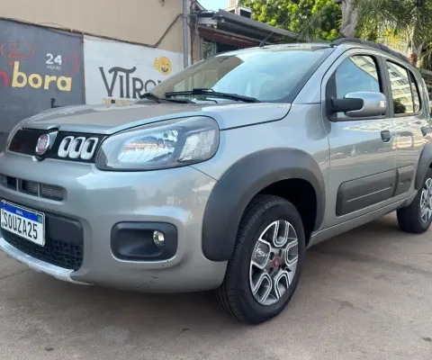 FIAT UNO WAY 1.4 FLEX AUTOMATICO  2015/2015  COMPLETO  REVISADO FILE MUITO NOVO 