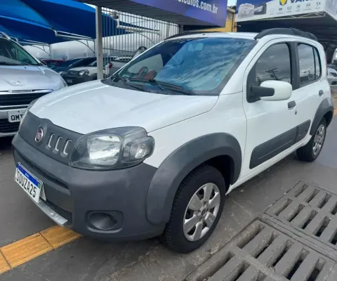 FIAT UNO WAY 1.0 EVO FLEX 2014/2014 COMPLETO REVISADO NOVISSIMO PNEUS BONS 