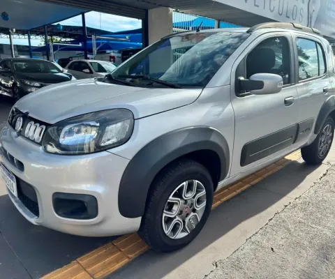 Fiat uno way 1.0 evo flex 2014/2015 completo revisado novissimo pneus bons