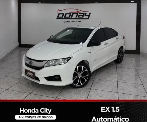 HONDA CITY SEDAN EX 1.5 16v FLEX CÂMBIO AUTOMÁTICO   