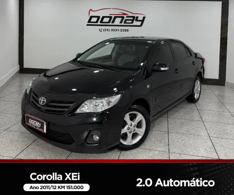 TOYOTA COROLLA XEI 2.0 16v FLEX CÂMBIO AUTOMÁTICO