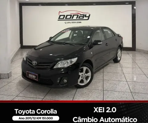 TOYOTA COROLLA XEI 2.0 16v FLEX CÂMBIO AUTOMÁTICO
