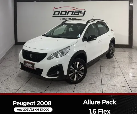 PEUGEOT 2008 ALLURE PACK 1.6 16v FLEX CAMBIO AUTOMÁTICO