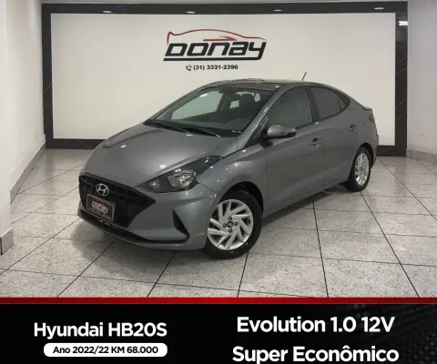 HYUNDAI HB20S EVOLUTION 1.0 12v FLEX CÂMBIO MANUAL 
