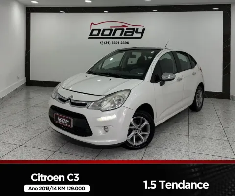 CITROEN C3 TENDANCE 1.5 16v FLEX CÂMBIO MANUAL