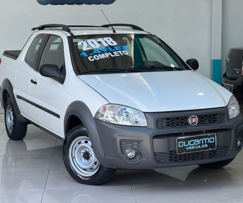 FIAT STRADA CABINE DUPLA 1.4 FLEX COMPLETO ACEITO TROCAS E FINANCIO