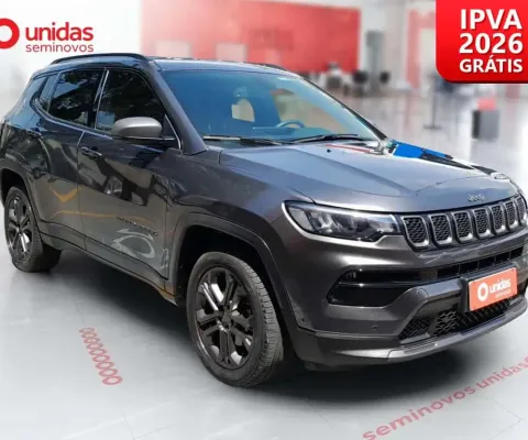 Jeep Compass 2022 1.3 t270 longitude tb flex 80 anos 