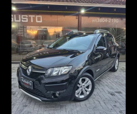 Renault Sandero STEP. Easy R H-Power 1.6 8V  - Preta - 2015/2016