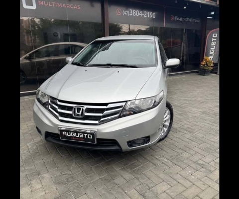 Honda City Sedan LX 1.5 Flex 16V 4p Aut.  - Prata - 2012/2013