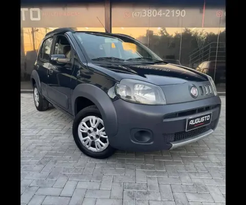 Fiat Uno WAY Celeb. 1.0 EVO Fire Flex 8V 5p  - Azul - 2013/2014