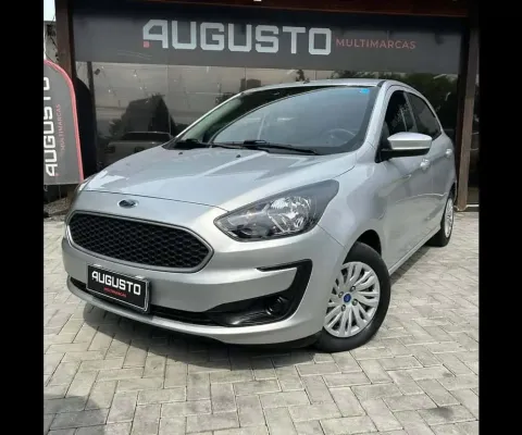 Ford KA 1.0 SE/SE Plus TiVCT Flex 5p  - Prata - 2019/2020