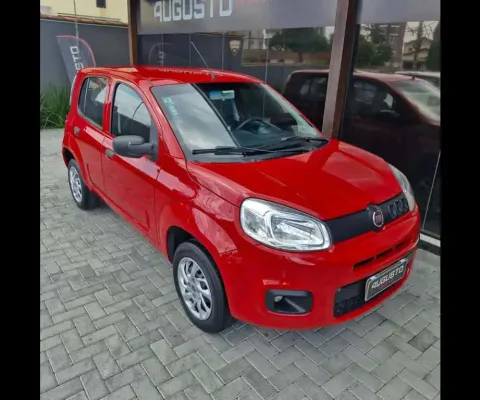 Fiat Uno ATTRACTIVE 1.0 Fire Flex 8V 5p - Vermelha - 2016/2016