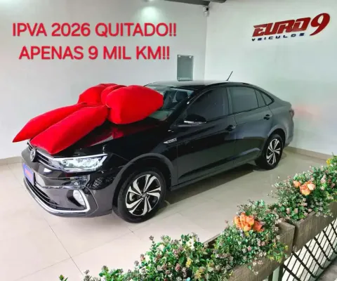 Volkswagen virtus comfort. 200 tsi 1.0 flex 12v aut 2025 apenas 9 mil km!! 