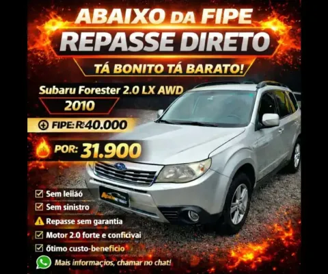 Subaru FORESTER 2.0 LX 4X4 16V GASOLINA 4P AUTOMÁTICO