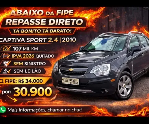 Chevrolet CAPTIVA 2.4 SFI ECOTEC FWD 16V GASOLINA 4P AUTOMÁTICO