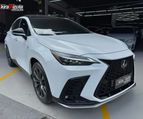 Lexus  f-sport nx 350h  branco  2.5 hybrid  2024