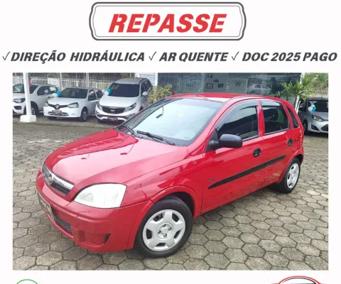 CORSA HATCH JOY DE REPASSE, ABAIXO DA FIPE E COM DIREÇÃO HIDRÁULICA!