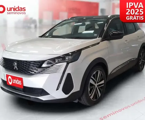 Peugeot 3008 2023 1.6 16v thp gasolina griffe automático
