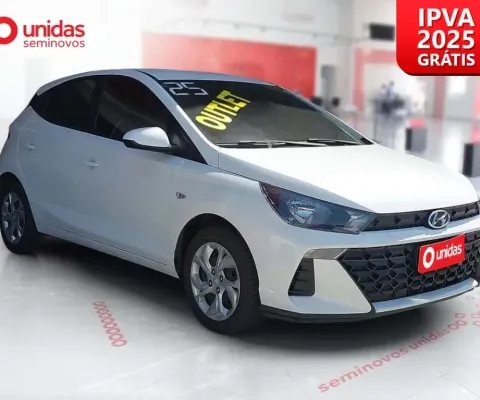 Hyundai Hb20 2025 1.0 12v flex sense plus manual
