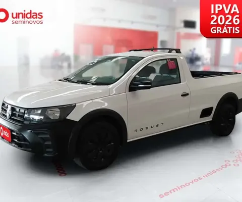 Volkswagen Saveiro 2025 1.6 msi robust cs 16v flex 2p manual