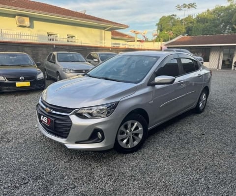 Chevrolet Onix SEDAN Plus LT 1.0 12V TB Flex Aut.  - Prata - 2019/2020