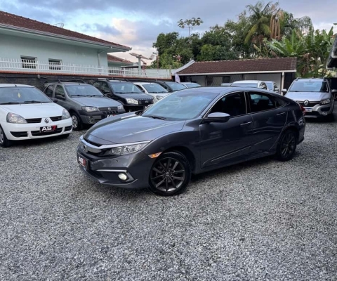 Honda Civic Sedan EXL 2.0 Flex 16V Aut.4p  - Cinza - 2020/2020