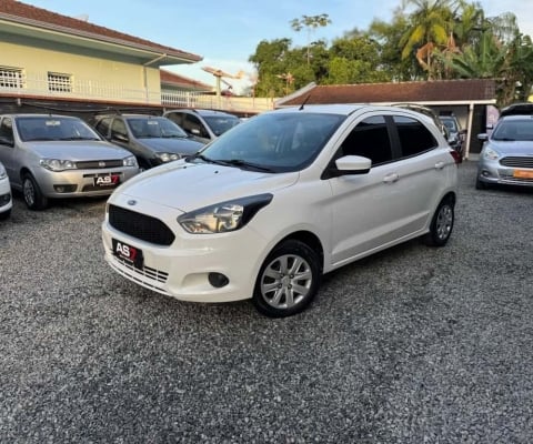 Ford KA 1.0 SE/SE Plus TiVCT Flex 5p  - Branca - 2017/2018