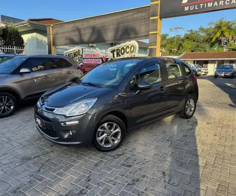 Citroën C3 Tendance 1.6 VTi Flex Start 16V Aut.  - Cinza - 2017/2018