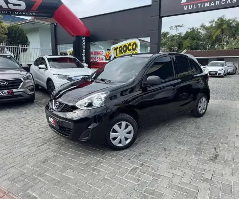 Nissan March 1.0 12V FlexStart 5p  - Preta - 2016/2017