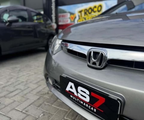 Honda Civic Sedan LXS 1.8/1.8 Flex 16V Aut. 4p - Cinza - 2008/2008