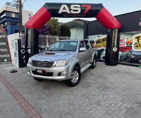 Toyota Hilux CD SRV D4-D 4x4 3.0 TDI Diesel Aut  - Prata - 2014/2015