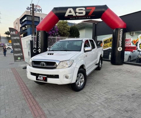 Toyota Hilux CD SRV D4-D 4x4 3.0 TDI Diesel Aut  - Branca - 2011/2011