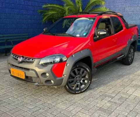 Fiat Strada Adventure 1.8 LOCKER Flex CD - Vermelha - 2019/2020