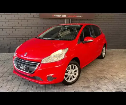 Peugeot 208 Active/Active Pack 1.5 Flex 8V 5p  - Vermelha - 2013/2014